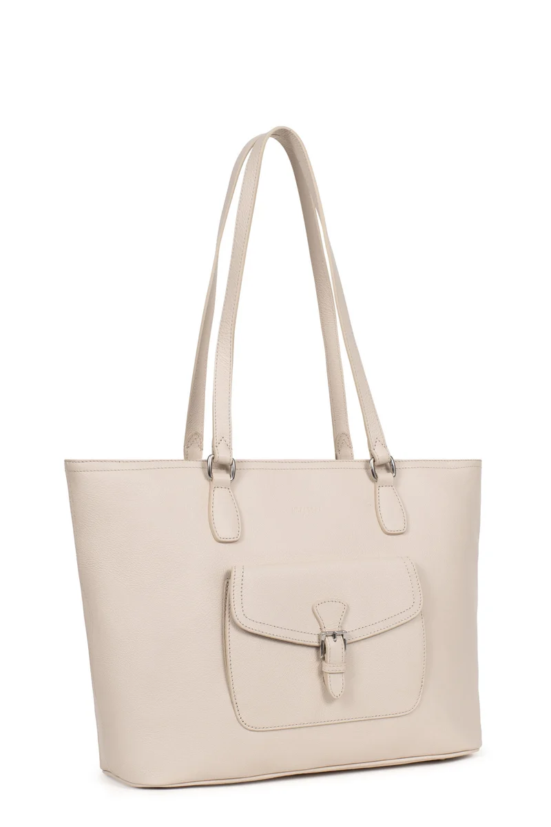 Sac cabas porté épaule - A4 - Cuir