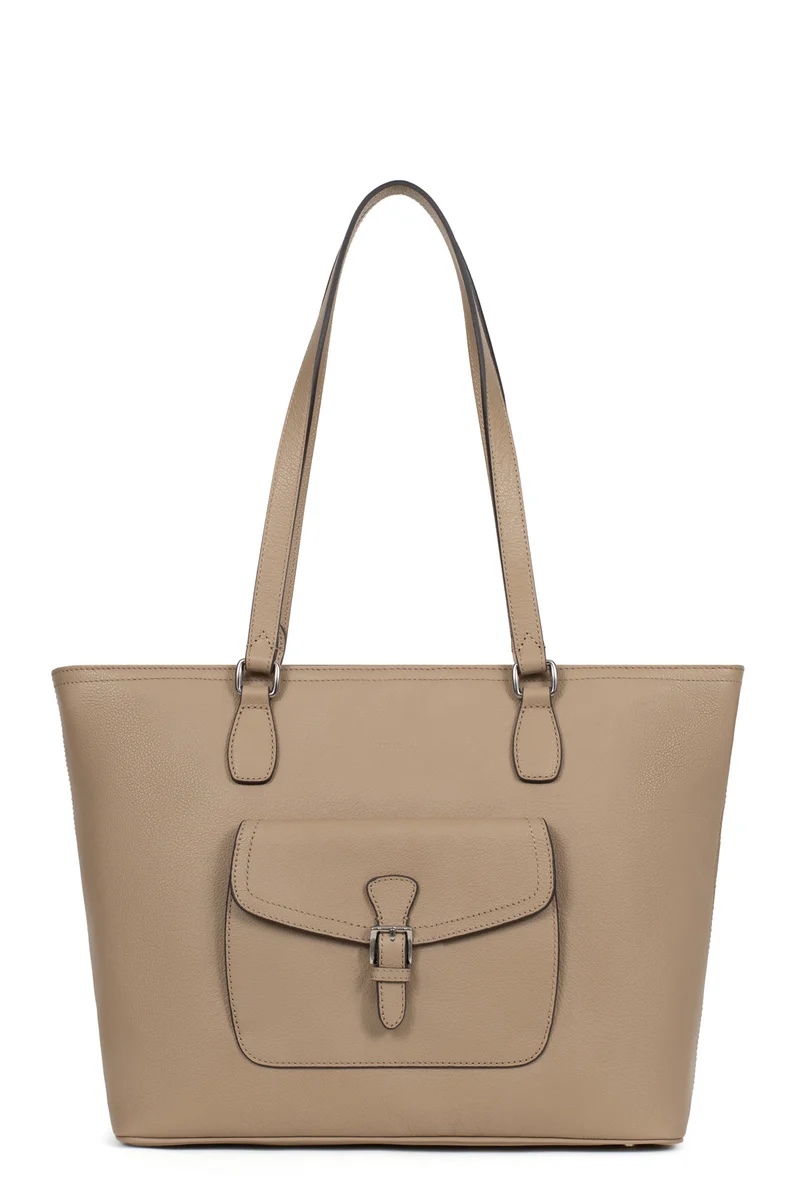 Sac cabas porté épaule - A4 - Cuir