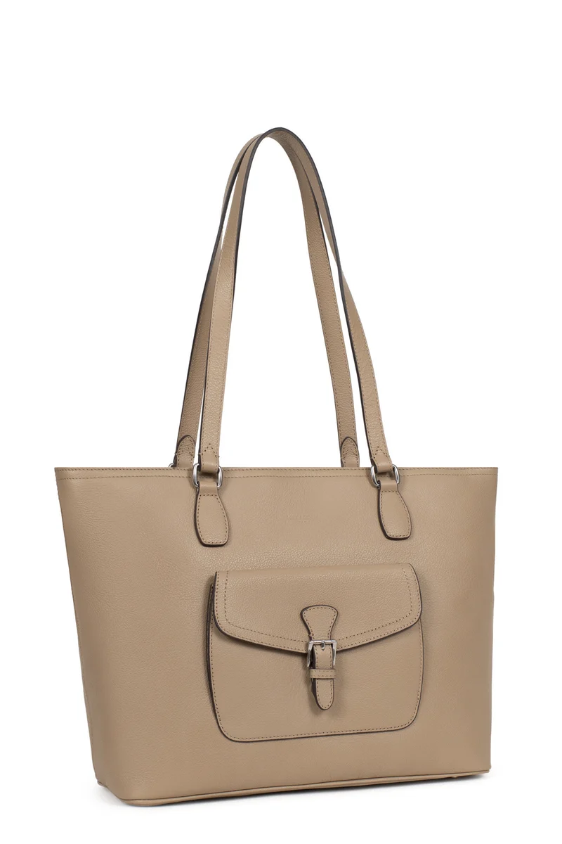 Sac cabas porté épaule - A4 - Cuir