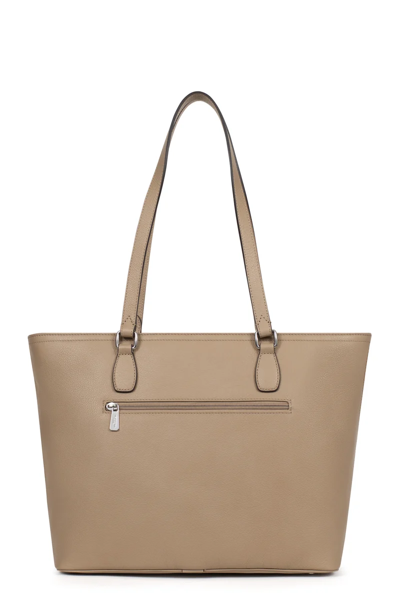 Sac cabas porté épaule - A4 - Cuir