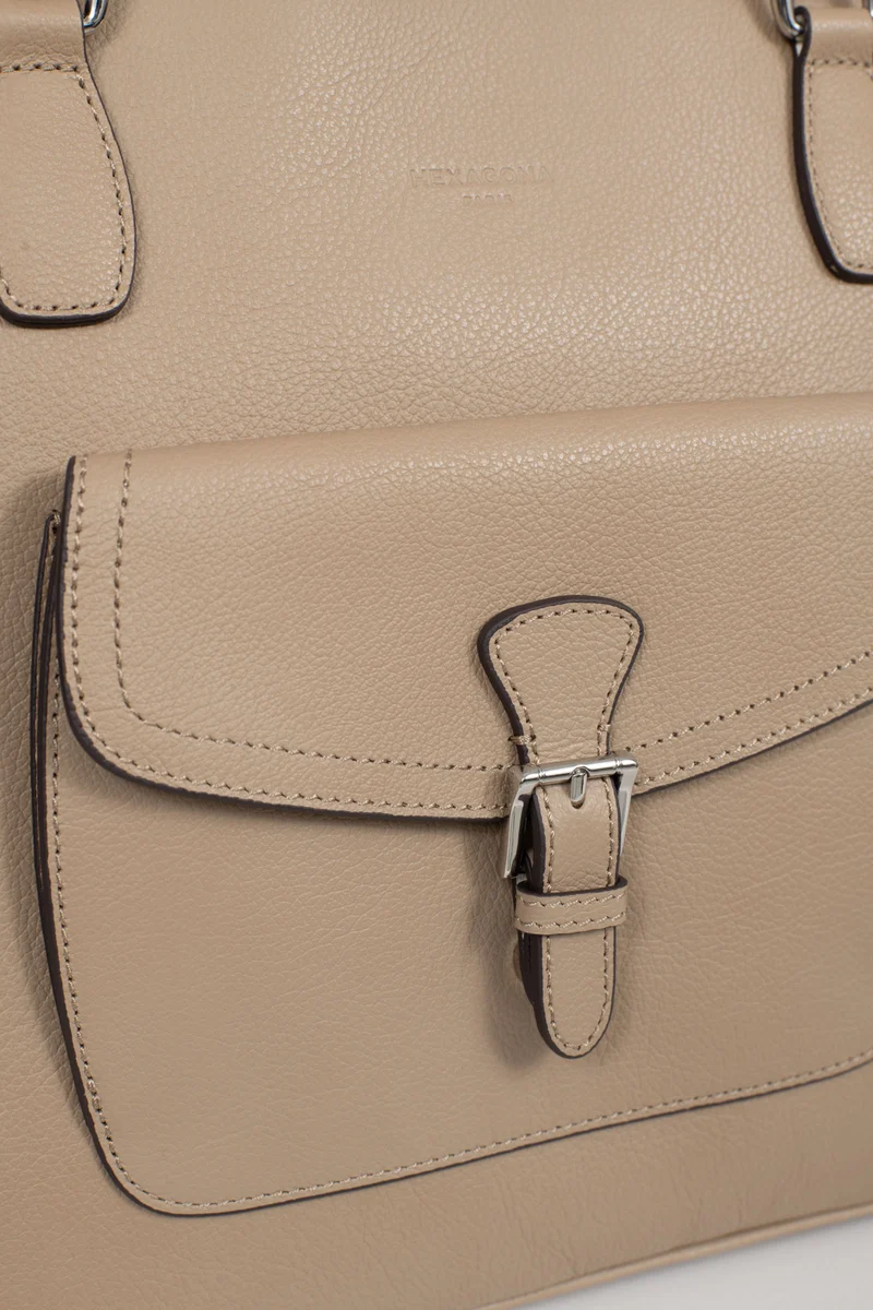 Sac cabas porté épaule - A4 - Cuir