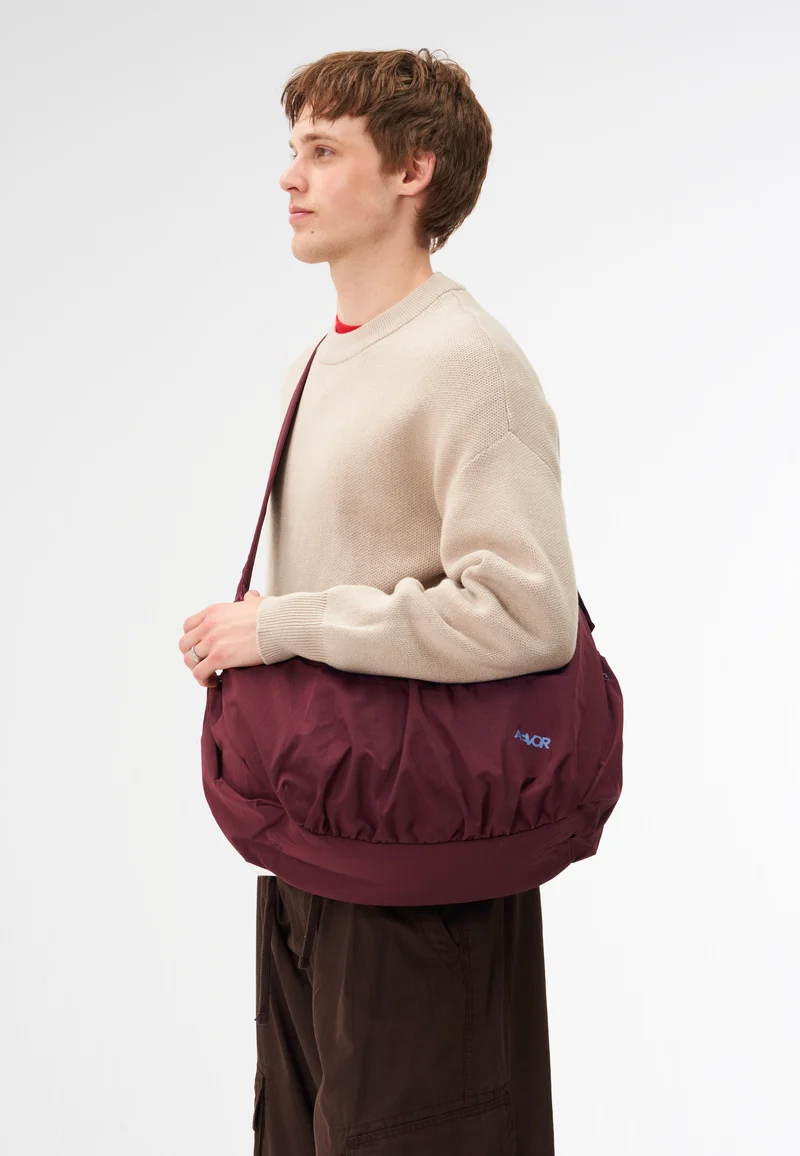 Slouchy Bag Burgundy - Sling Bag
