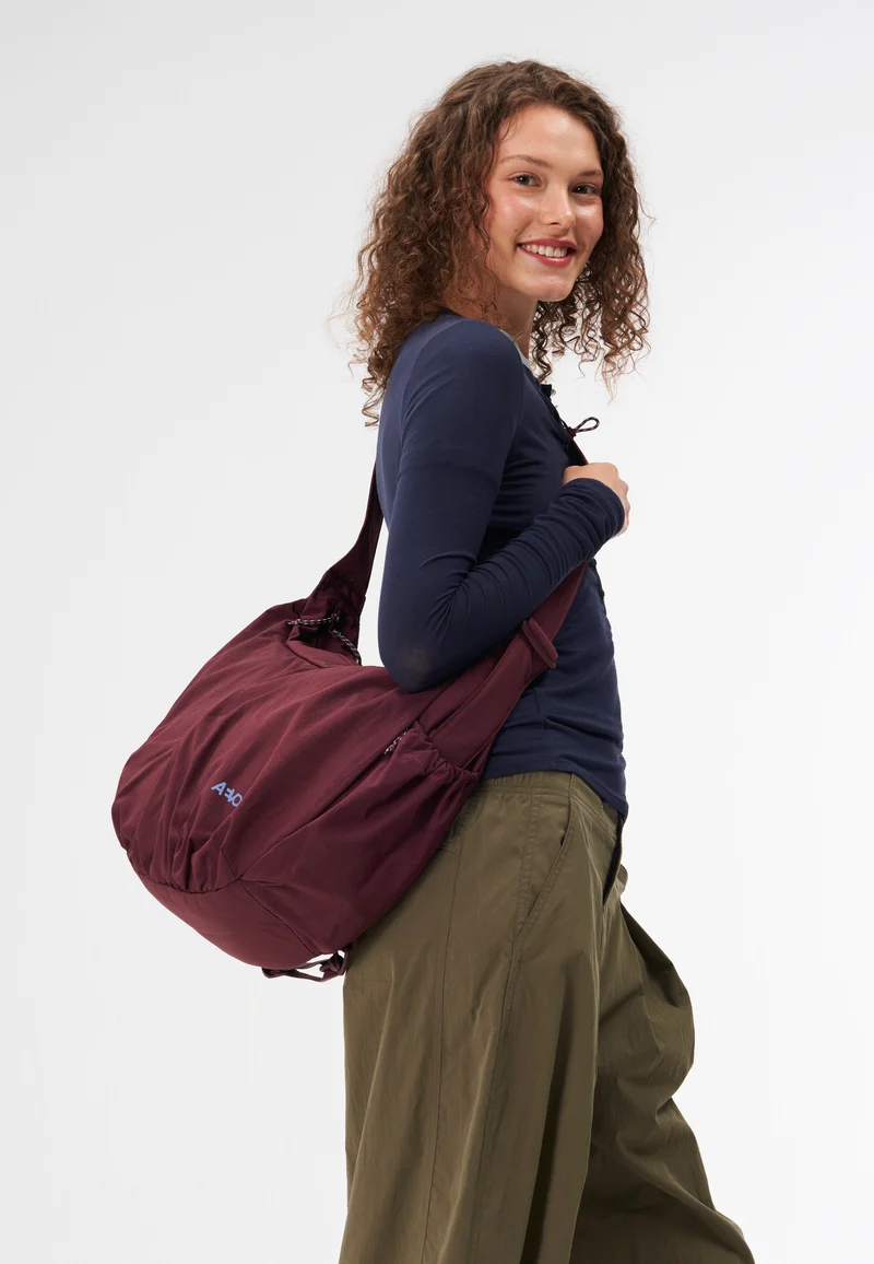 Slouchy Bag Burgundy - Sling Bag