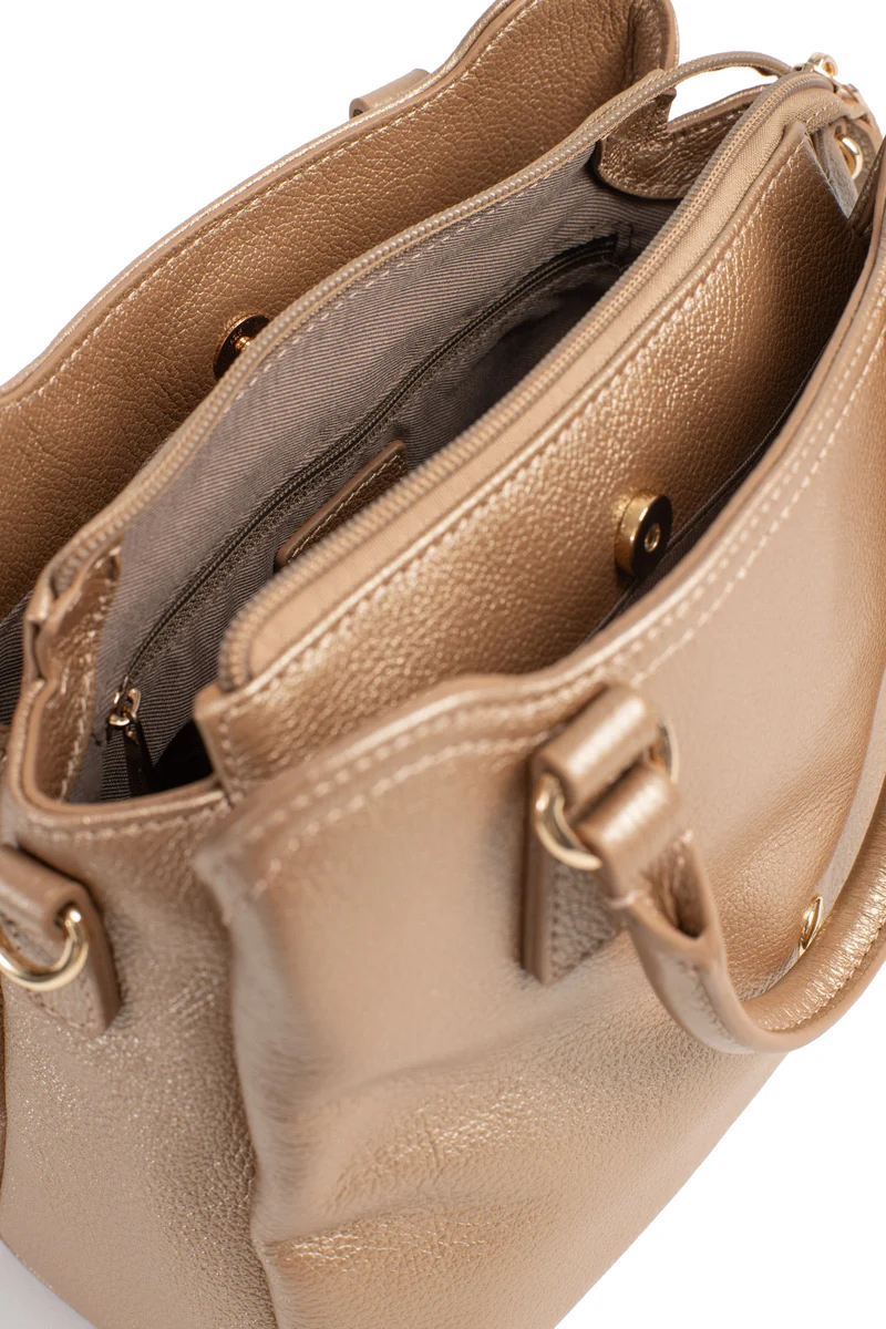 Sac porté main 2 poignées - Cuir