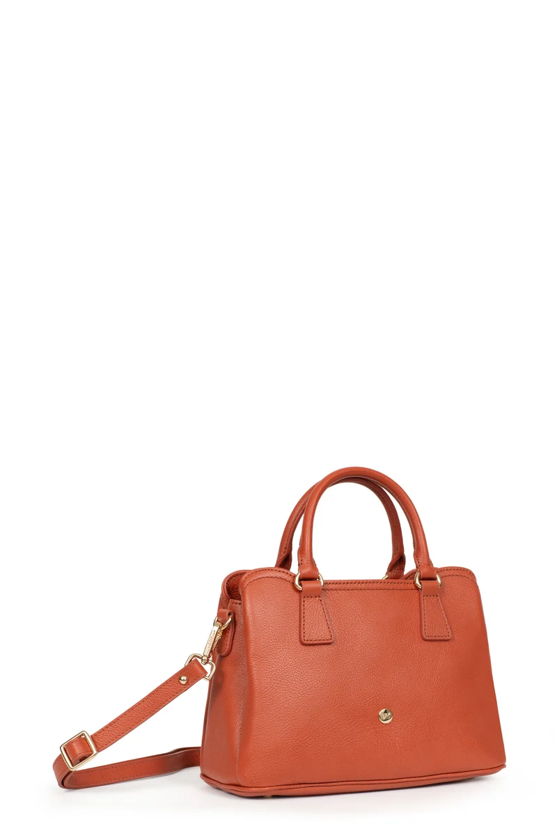 Sac porté main 2 poignées - Cuir