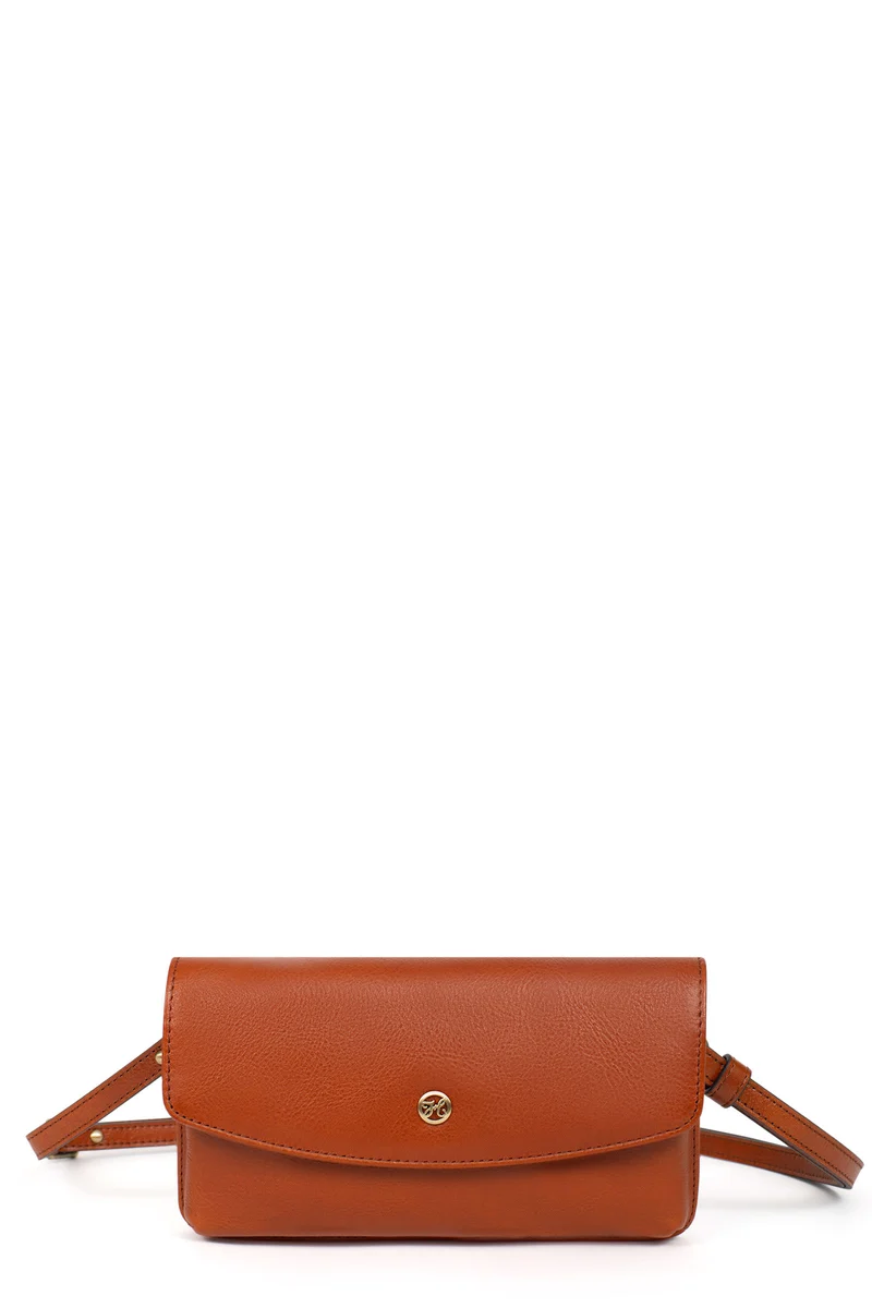 Pochette téléphone avec portefeuille - 1 volet - Stop RFID - Cuir