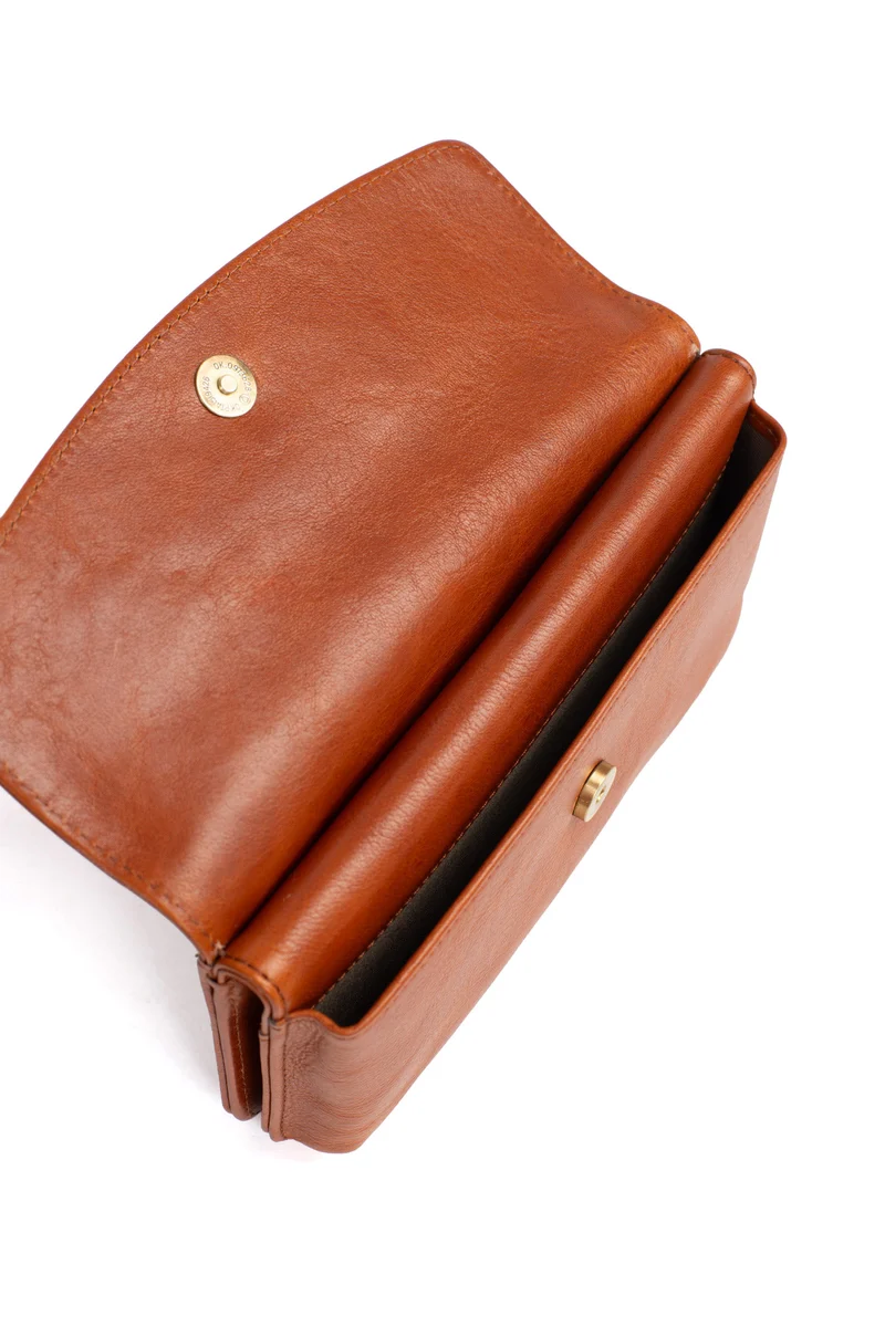Pochette téléphone avec portefeuille - 1 volet - Stop RFID - Cuir