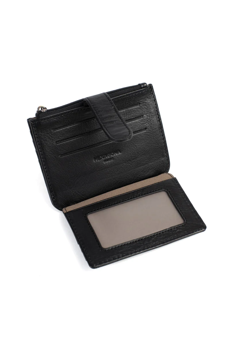 Porte-cartes - 1 volet - Cuir