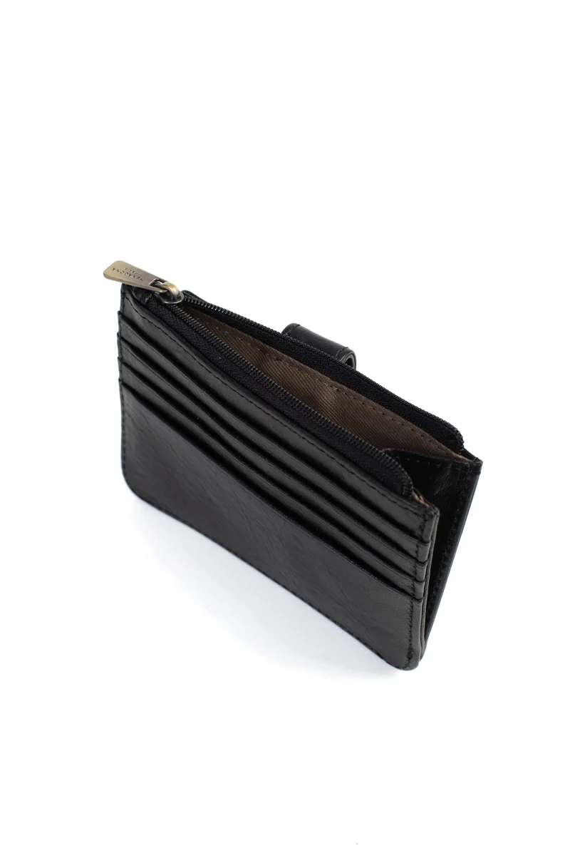 Porte-cartes - 1 volet - Cuir