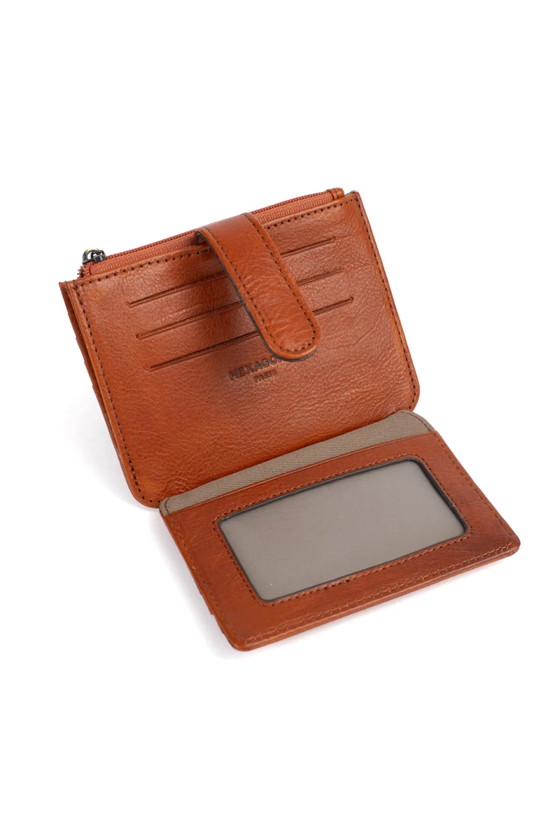 Porte-cartes - 1 volet - Cuir