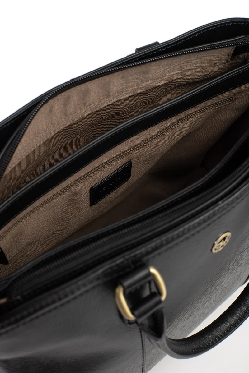 Sac porté main 2 poignées - Cuir