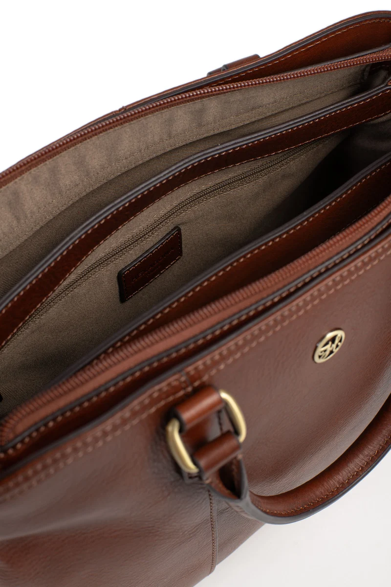 Sac porté main 2 poignées - Cuir
