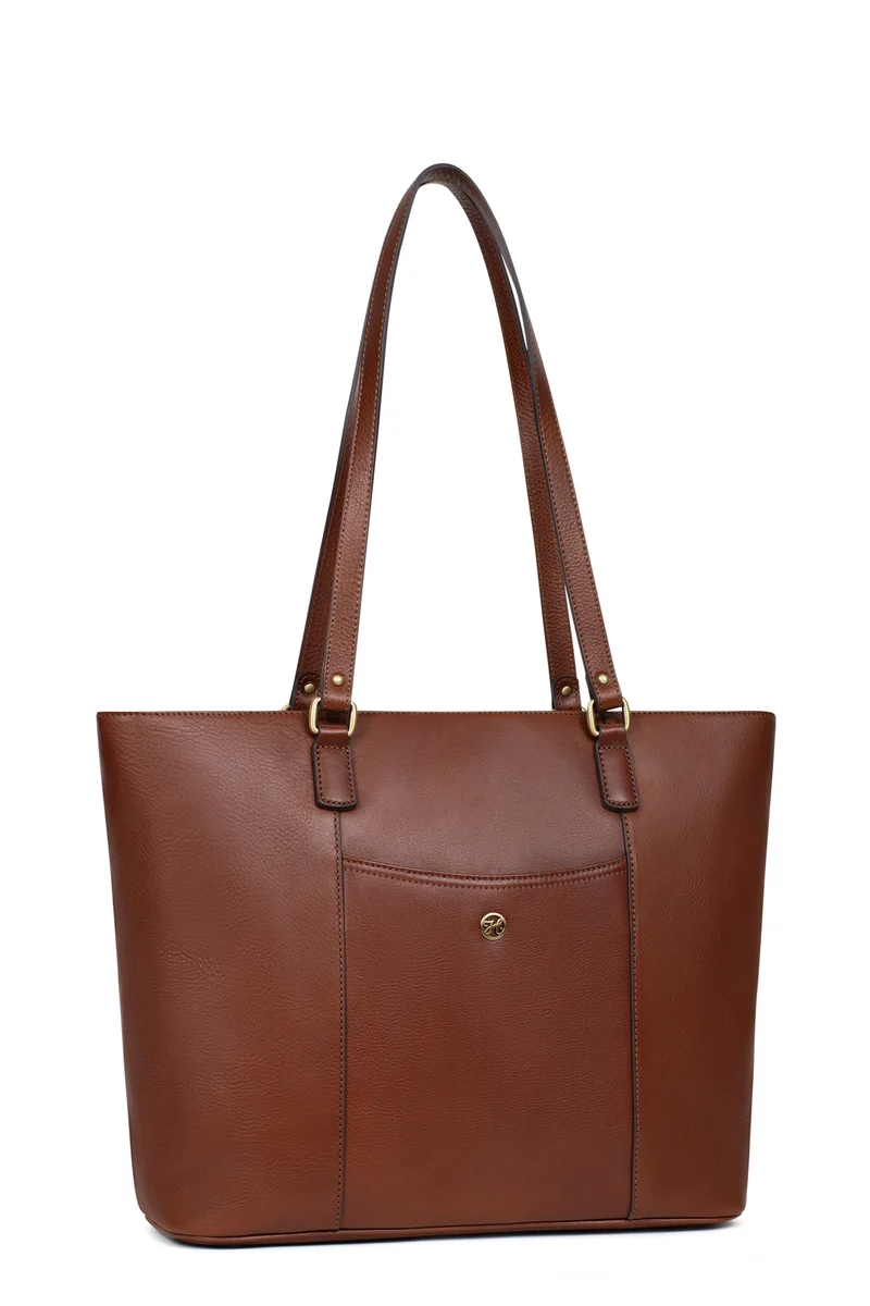 Sac cabas porté épaule - A4 - Cuir