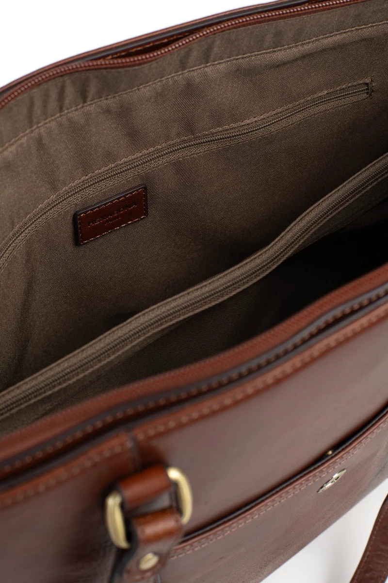 Sac cabas porté épaule - A4 - Cuir