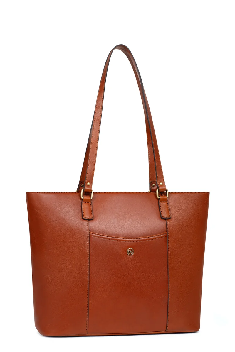 Sac cabas porté épaule - A4 - Cuir