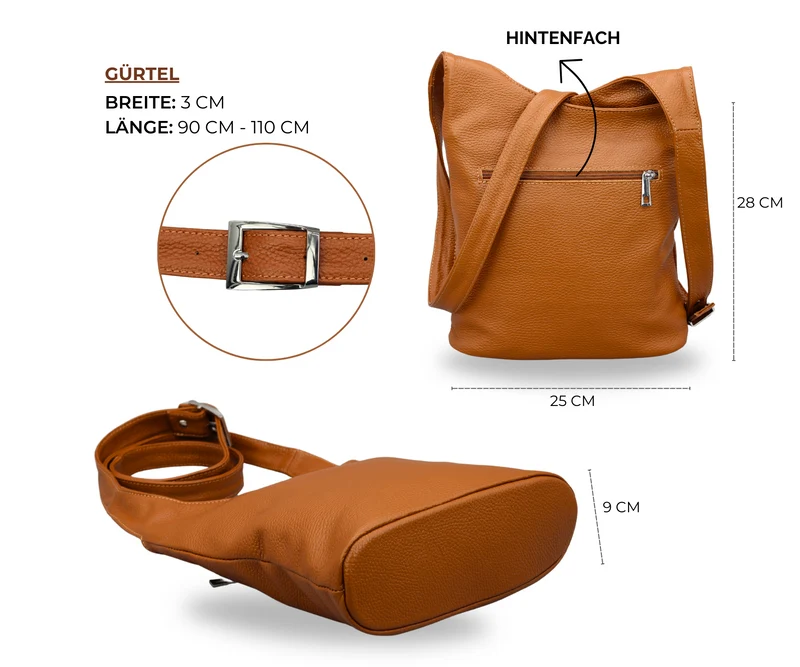 Anja - Cognac Braun