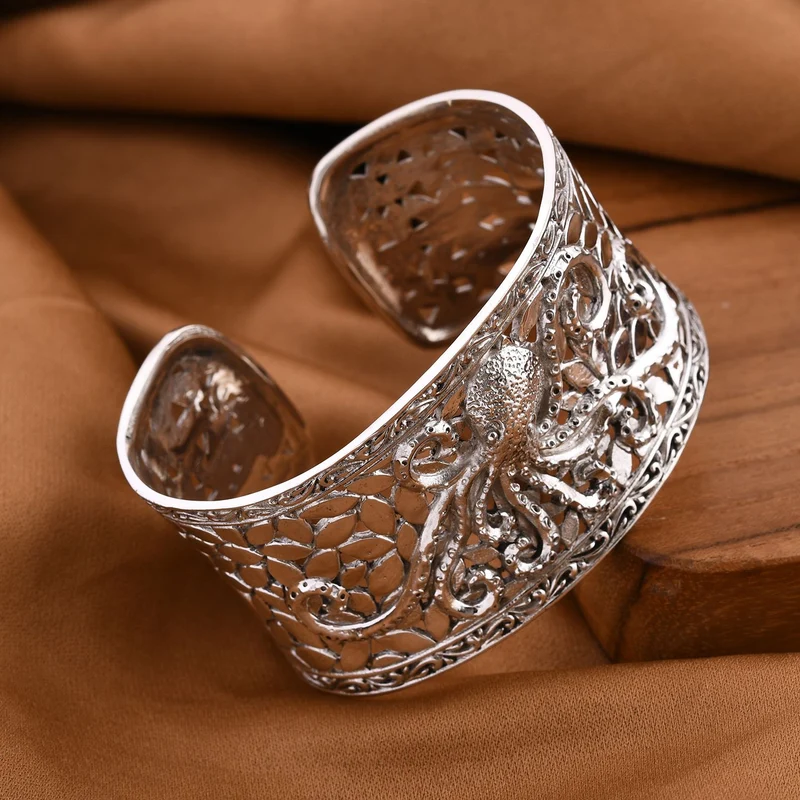 Royal Bali - 925 Silber Armreif ca. 19 cm ca. 66,69g