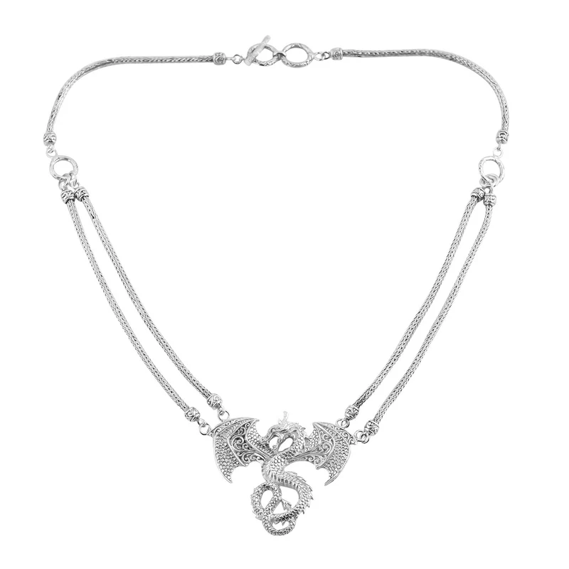 Royal Bali - 925 Silber Halskette, ca. 50 cm, ca. 41,88g