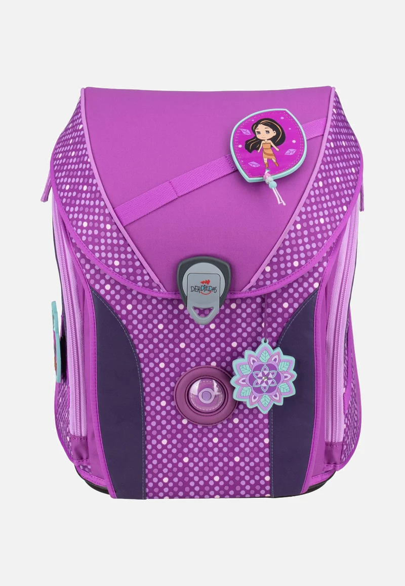 ErgoFlex MAX Set 2 Purple Dots - Schulrucksack