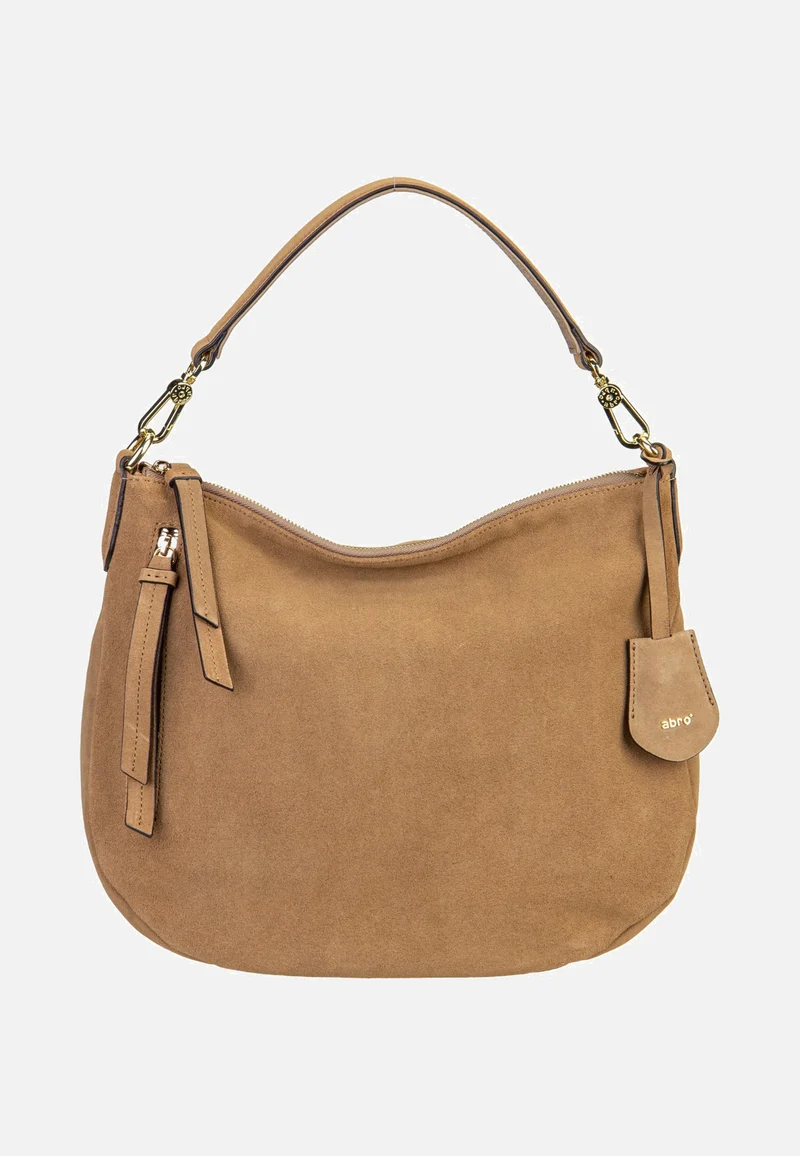 Juna Small Suede Cappuccino - Hobo Bag