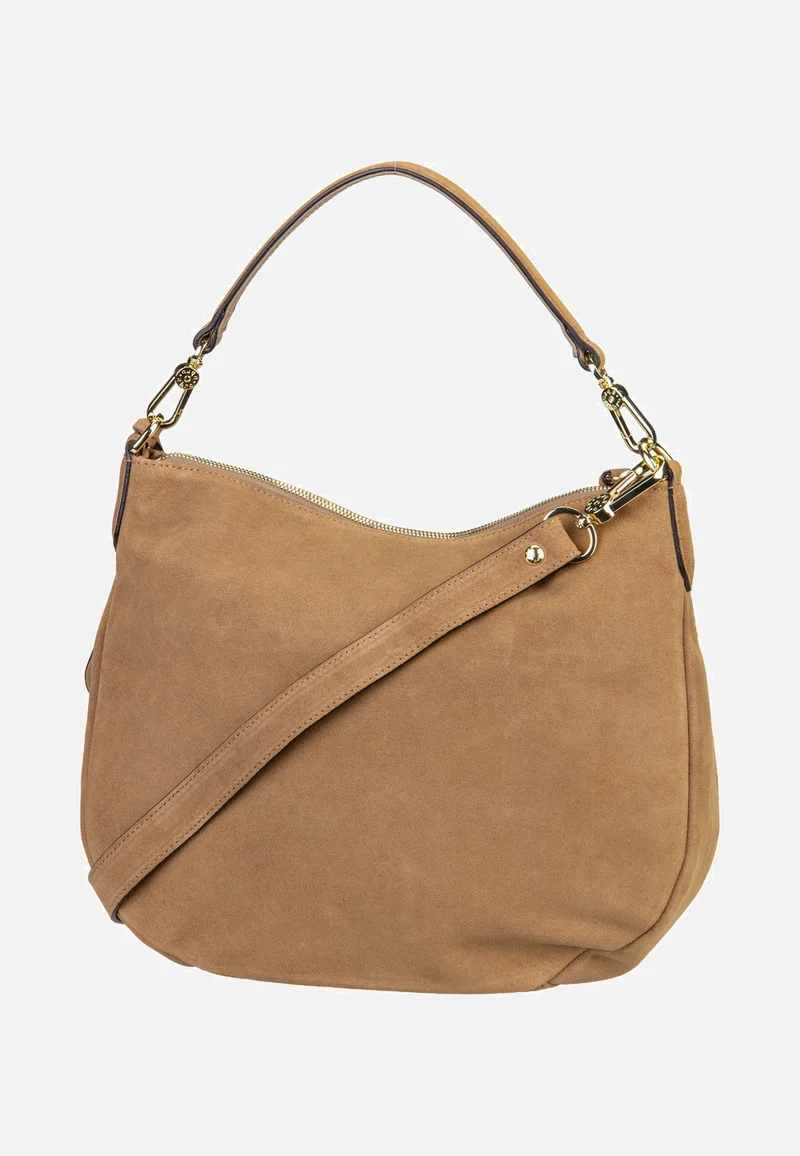 Juna Small Suede Cappuccino - Hobo Bag