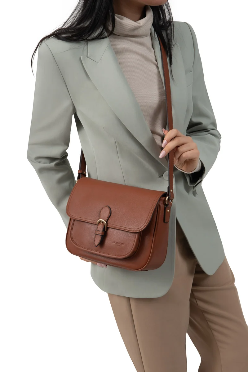 Sac porté travers - Cuir