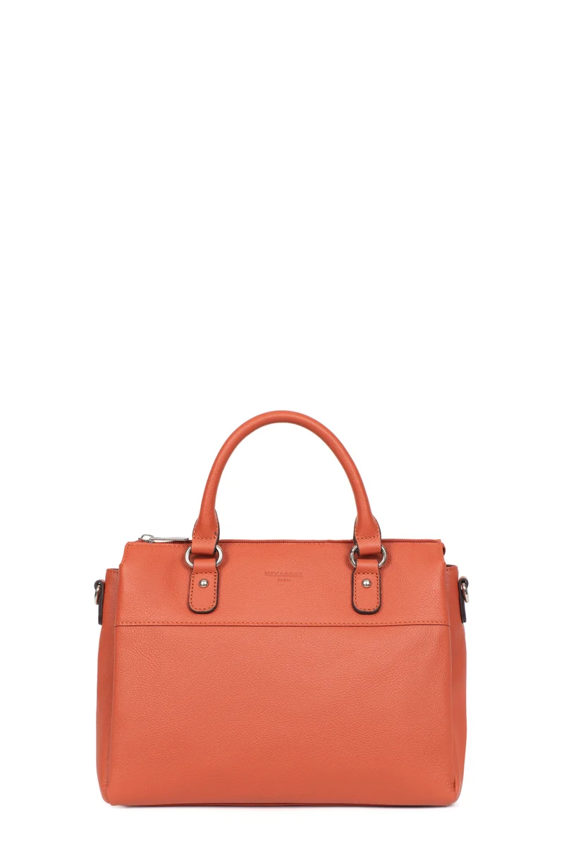 Sac porté main 2 poignées - Cuir