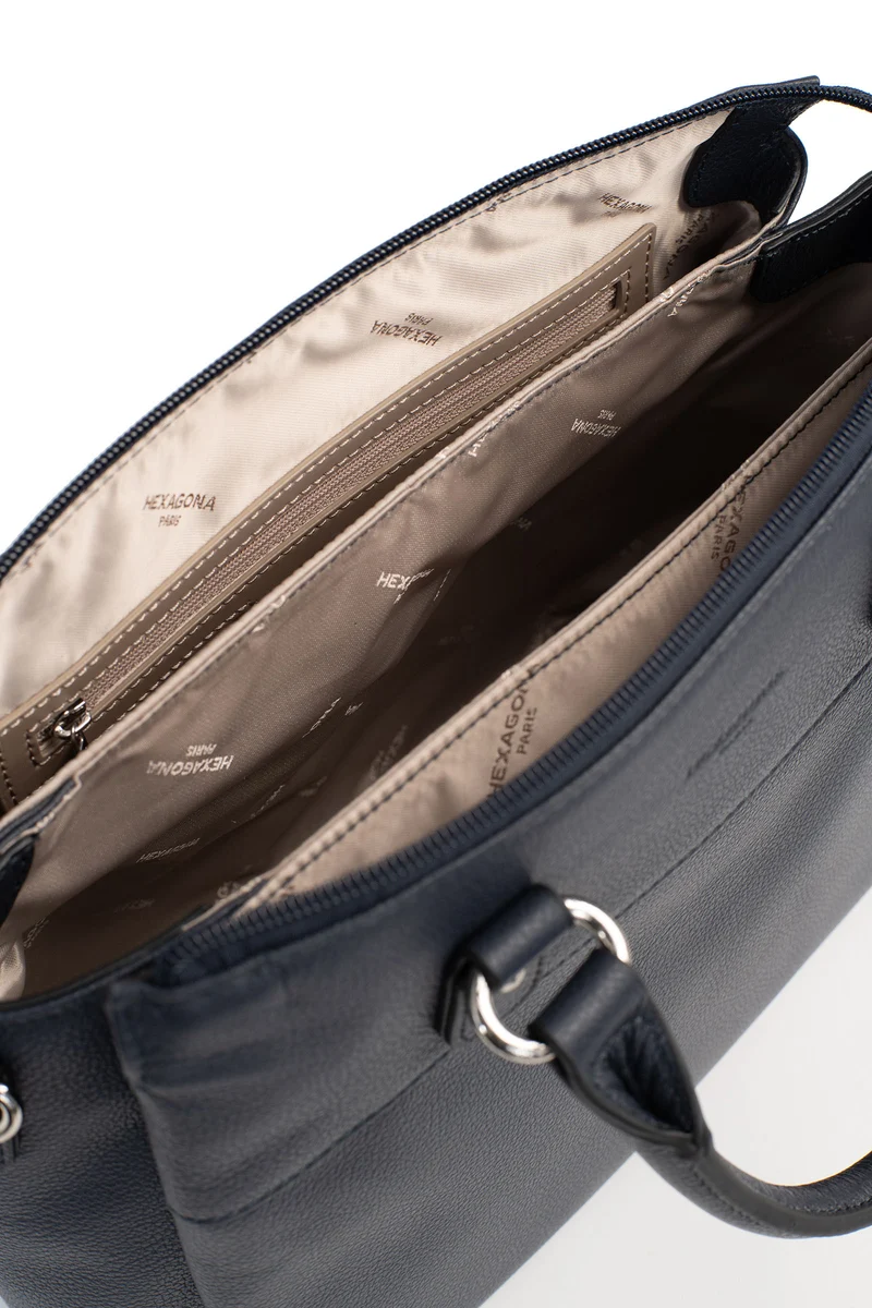 Sac porté main 2 poignées - Cuir