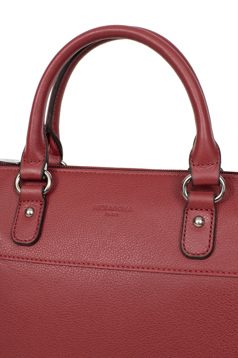 Sac porté main 2 poignées - Cuir
