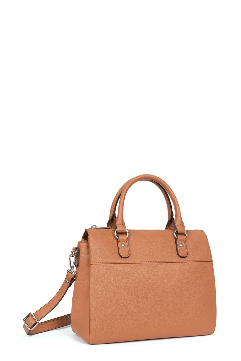 Sac porté main 2 poignées - Cuir