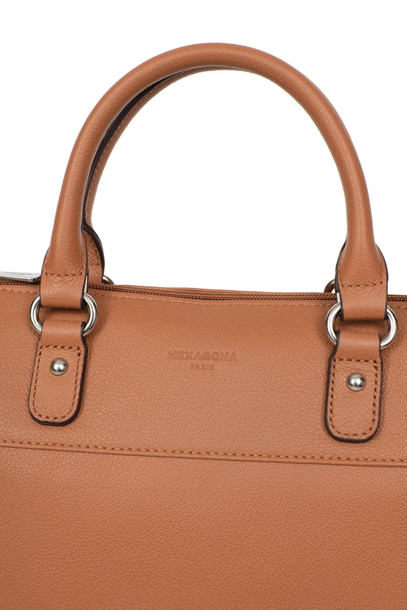 Sac porté main 2 poignées - Cuir