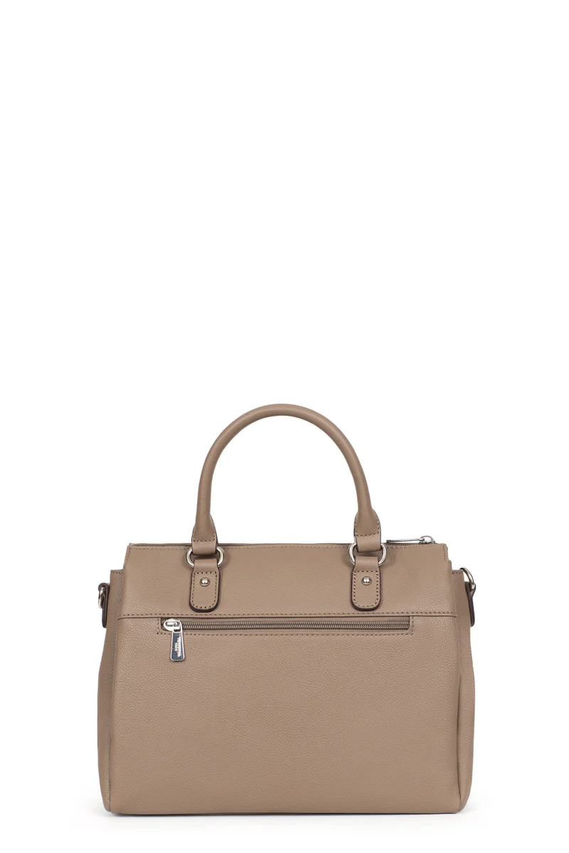 Sac porté main 2 poignées - Cuir