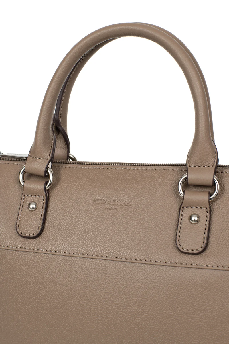 Sac porté main 2 poignées - Cuir