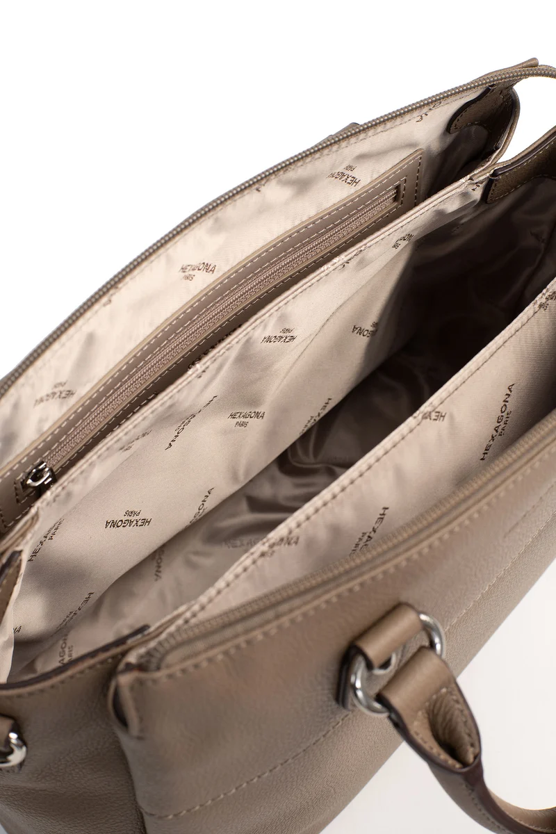 Sac porté main 2 poignées - Cuir