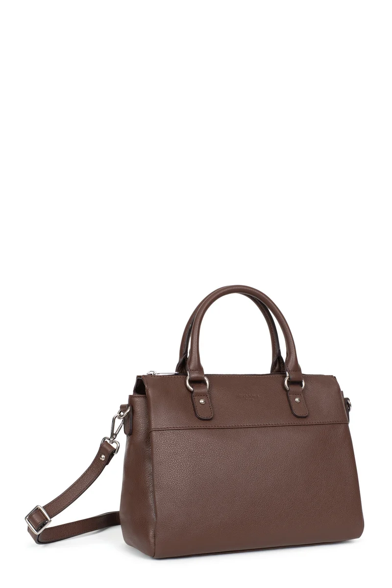 Sac porté main 2 poignées - Cuir
