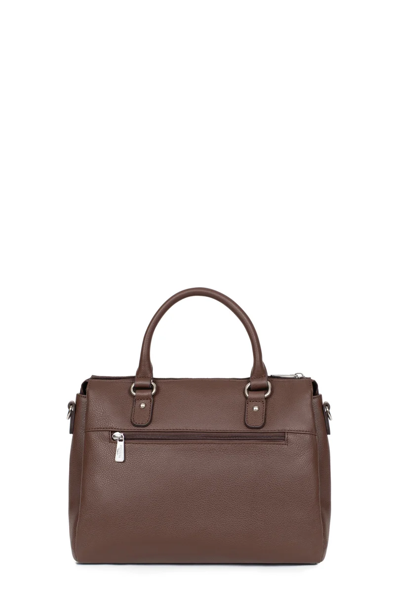 Sac porté main 2 poignées - Cuir