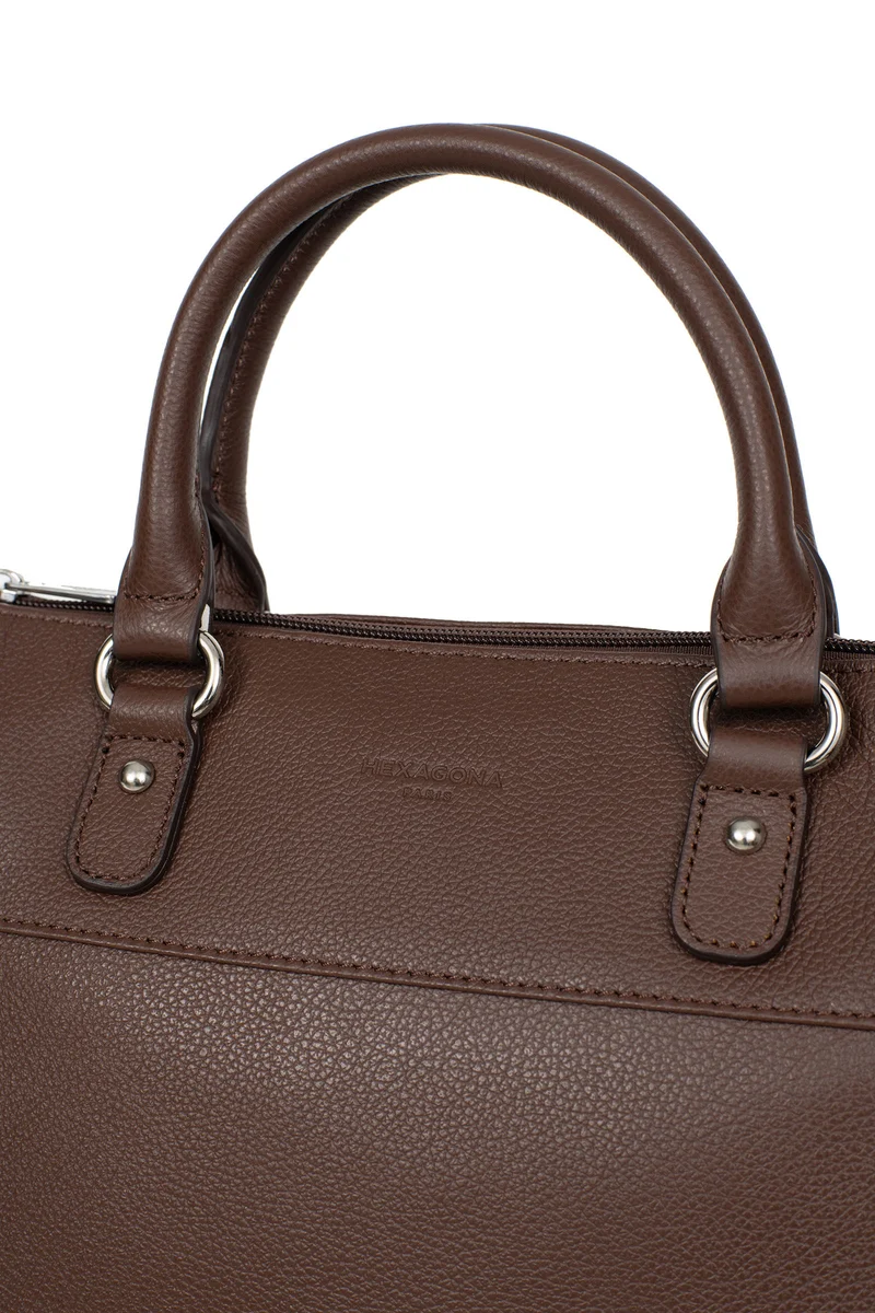 Sac porté main 2 poignées - Cuir