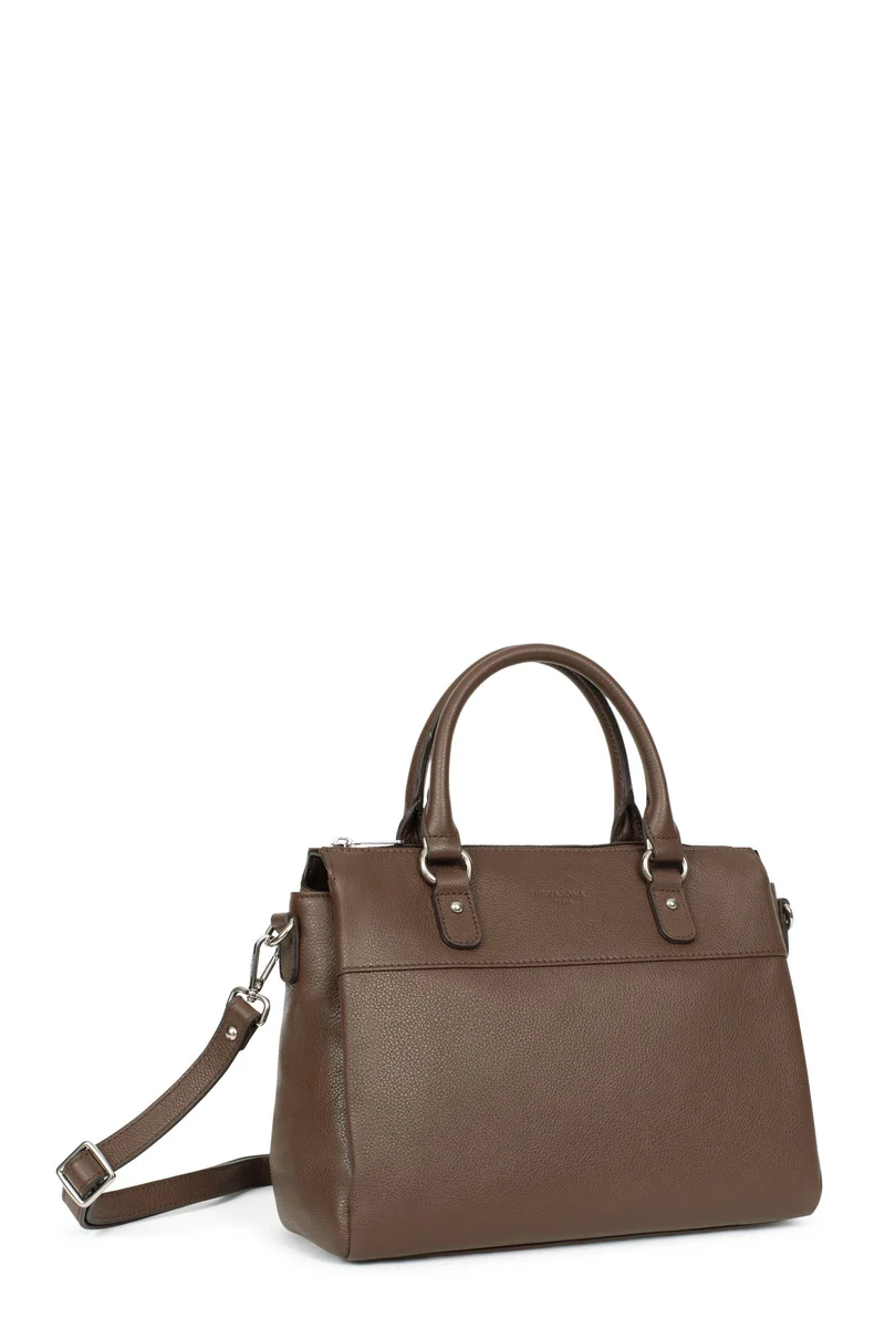 Sac porté main 2 poignées - Cuir