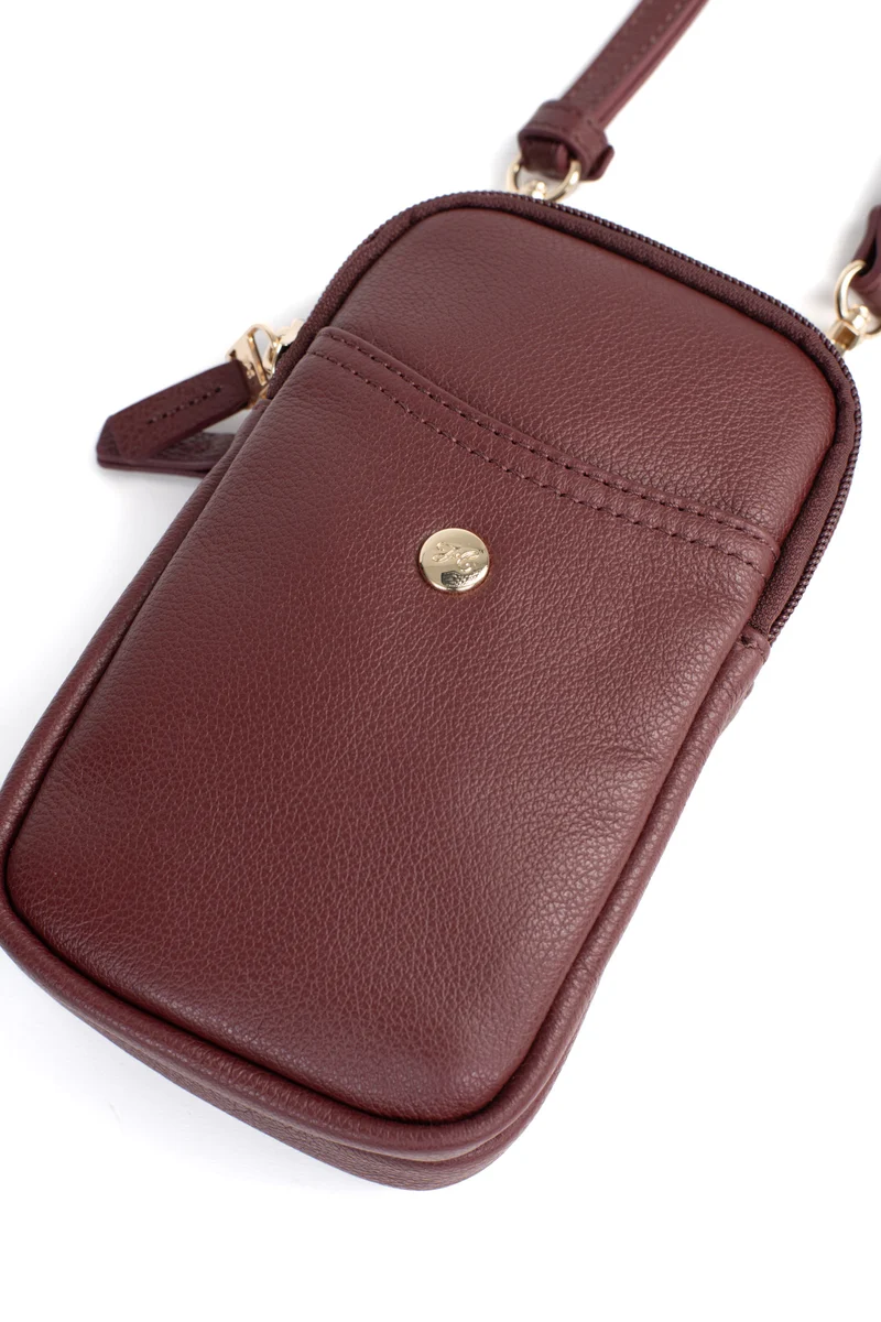 Pochette téléphone - Cuir