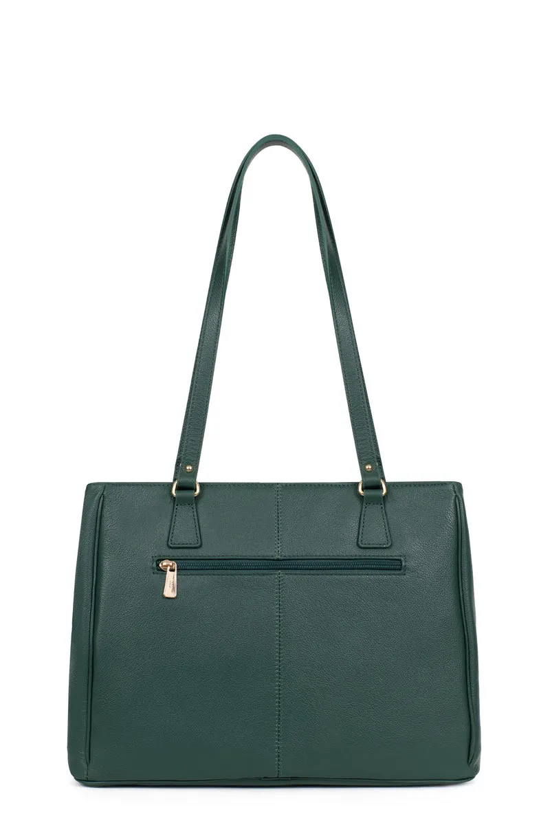 Sac porté épaule 2 anses - A4 - Cuir