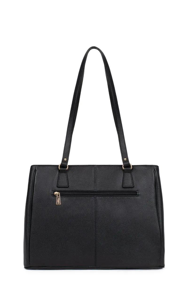 Sac porté épaule 2 anses - A4 - Cuir