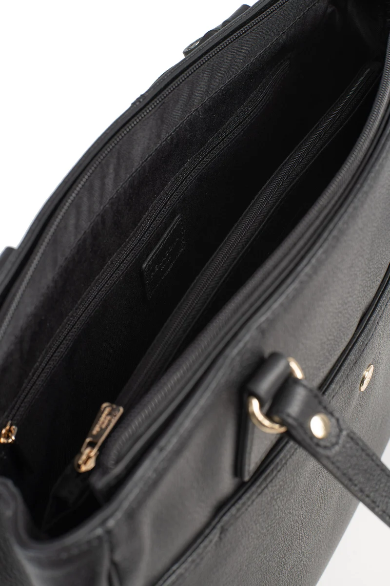 Sac porté épaule 2 anses - A4 - Cuir