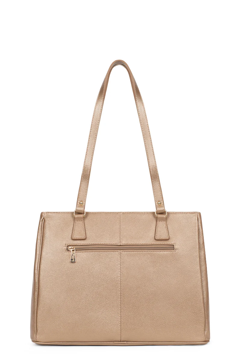 Sac porté épaule 2 anses - A4 - Cuir