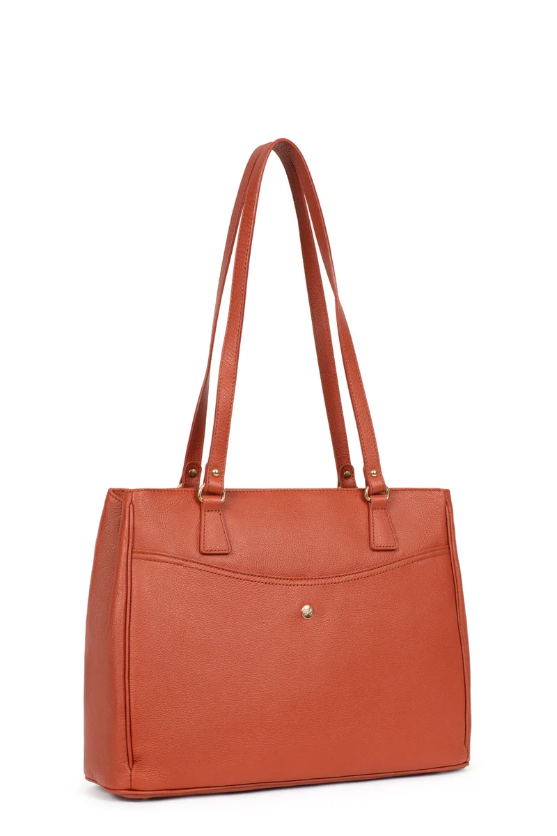 Sac porté épaule 2 anses - A4 - Cuir