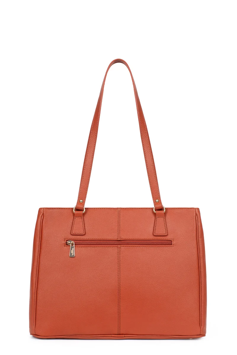 Sac porté épaule 2 anses - A4 - Cuir