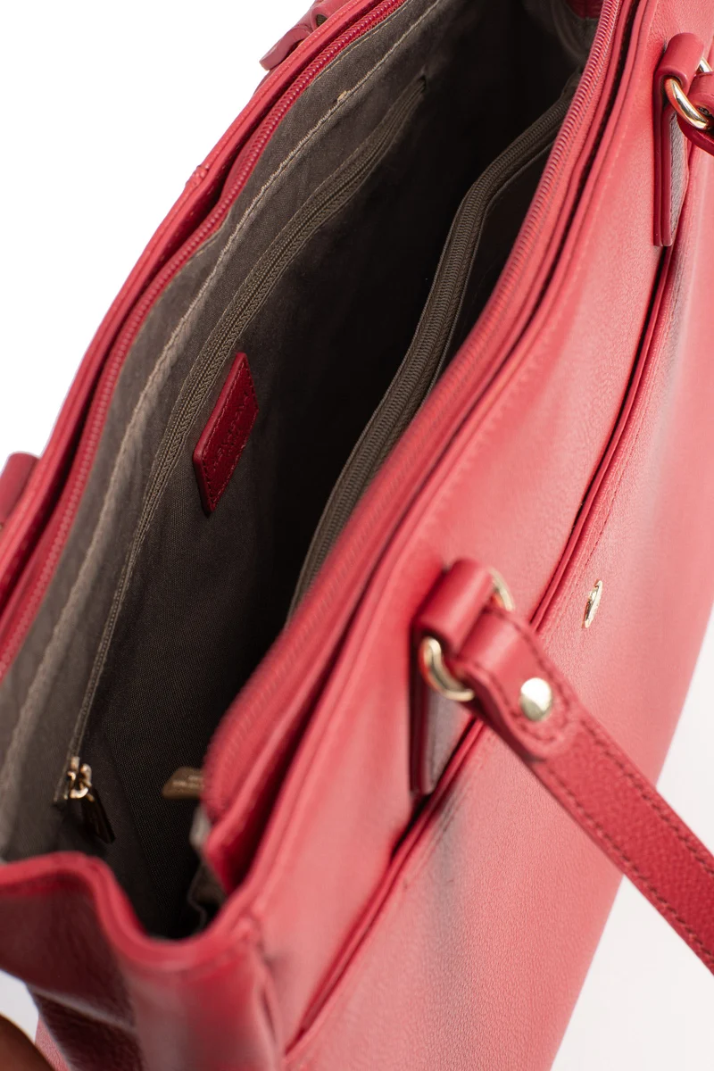 Sac porté épaule 2 anses - A4 - Cuir