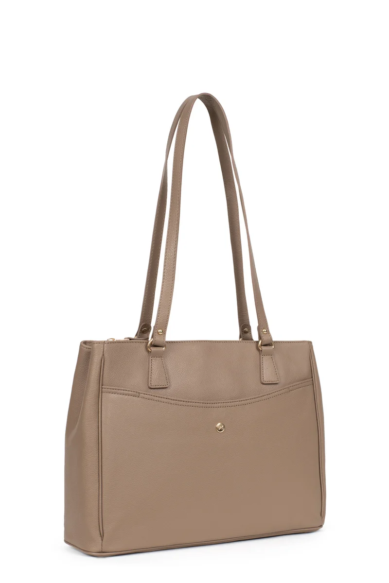 Sac porté épaule 2 anses - A4 - Cuir