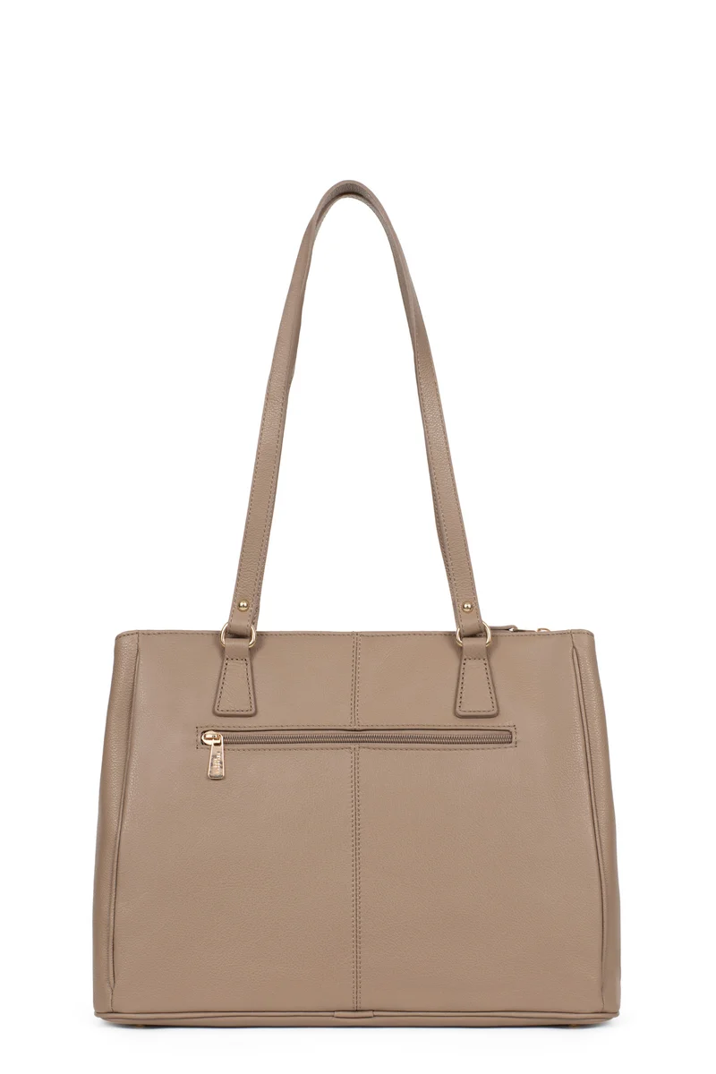 Sac porté épaule 2 anses - A4 - Cuir
