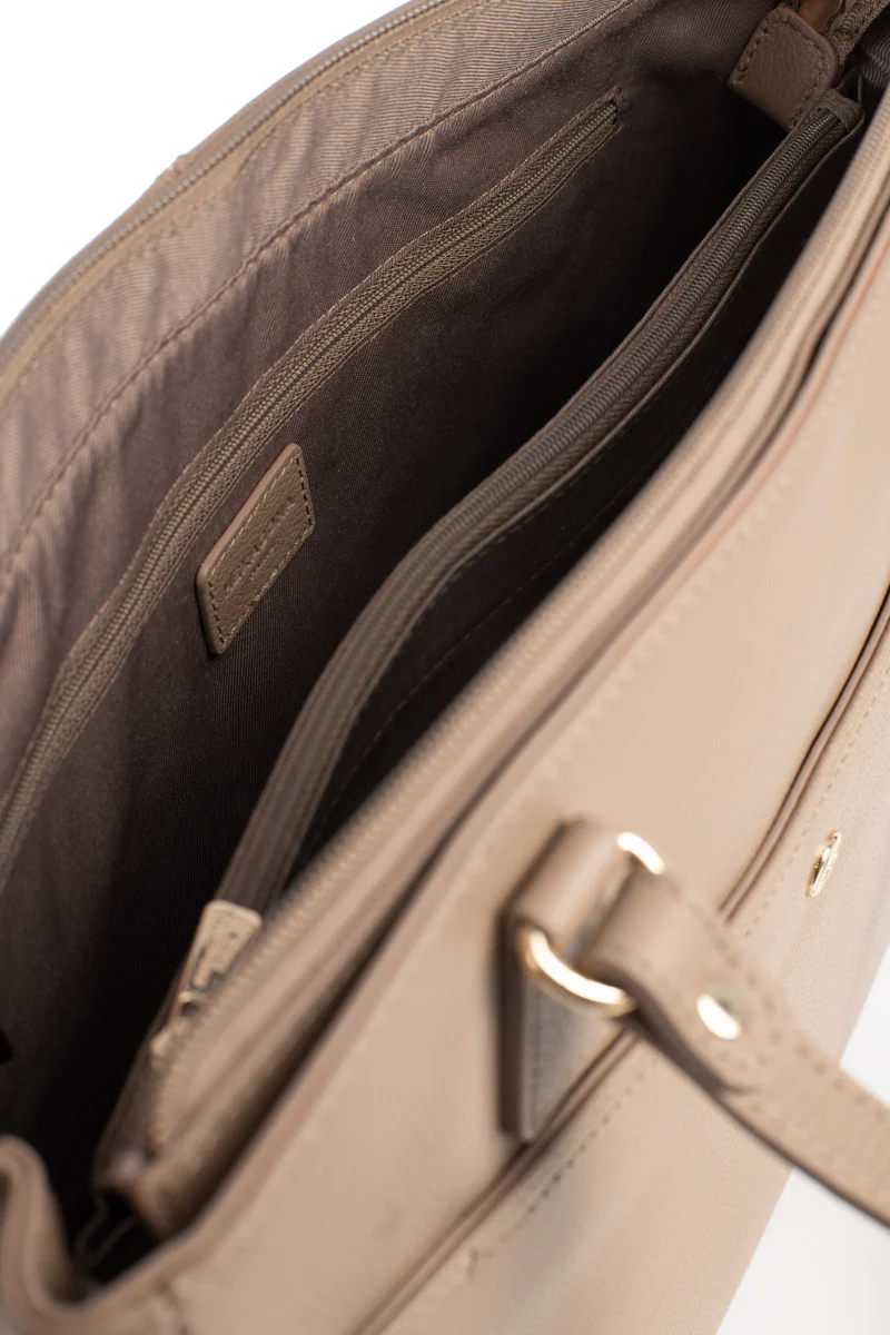Sac porté épaule 2 anses - A4 - Cuir