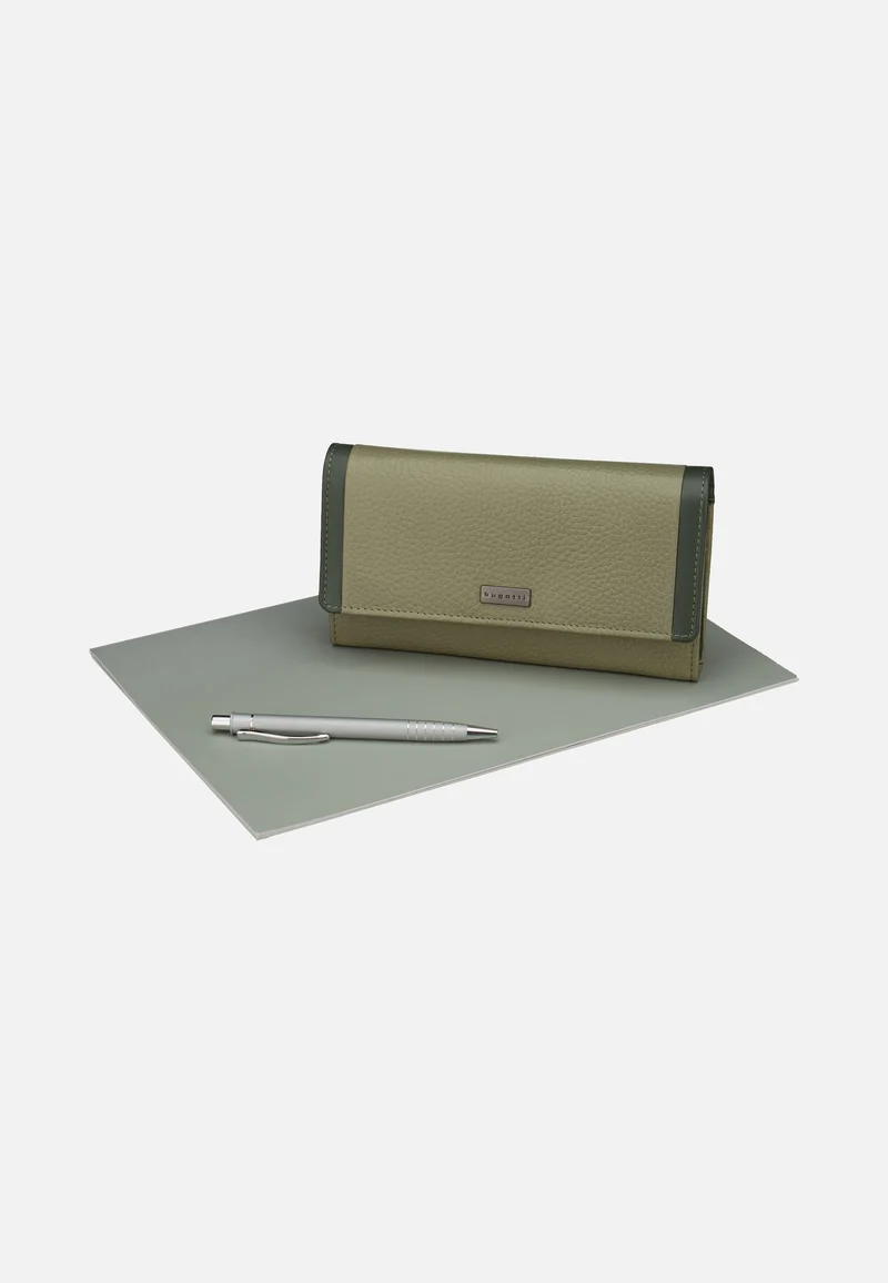 Sina Ladies Long With Flap Grün - Portemonnaie